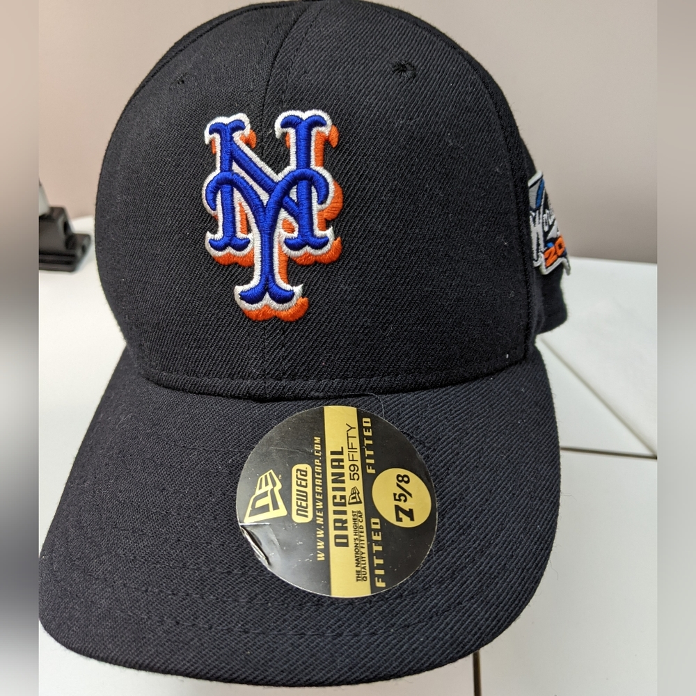 LETS GO METS, Vintage 2000 MLB New York Mets World Series Hat, Cap, Orig. Owner